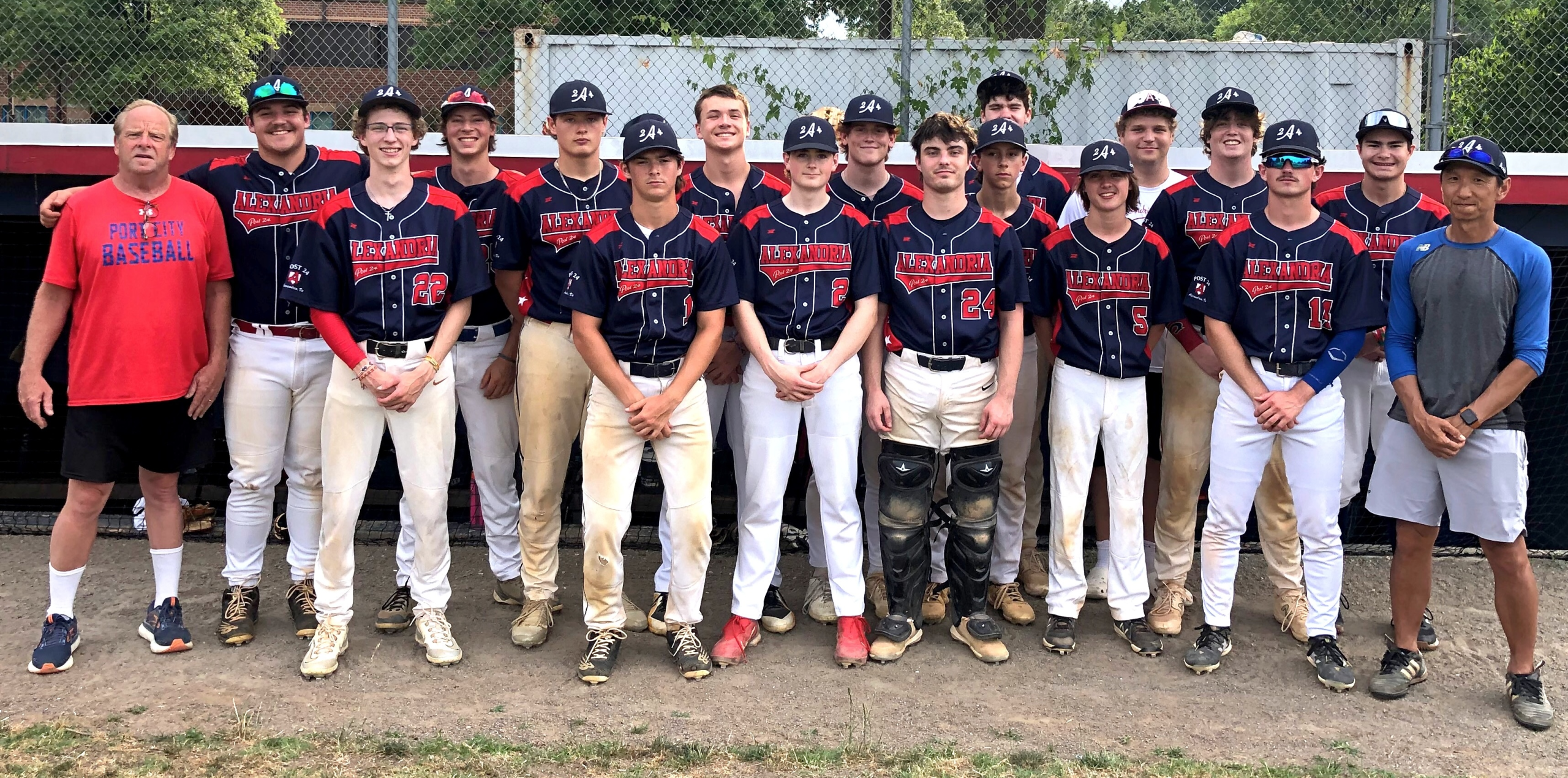 Alexandria Post 24 team photo