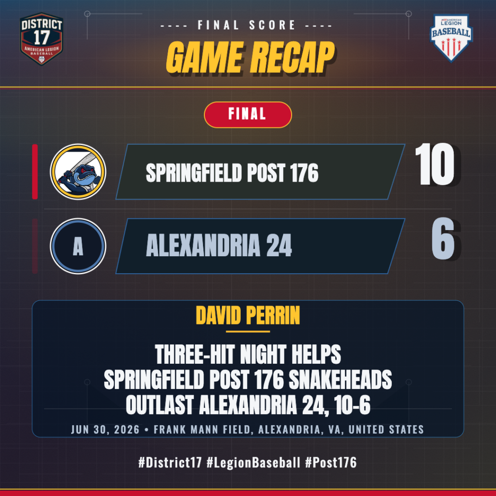 Springfield Post 176 vs Alexandria 24