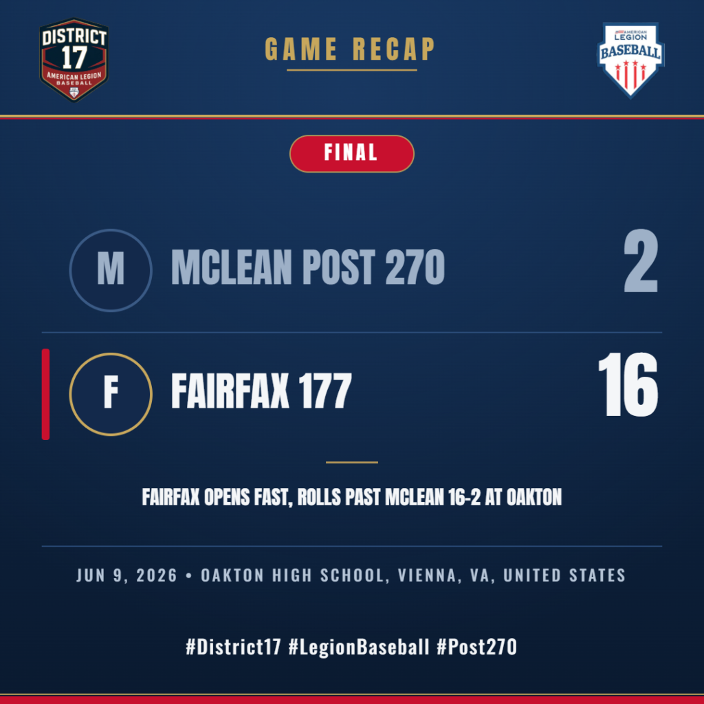 McLean Post 270 vs Fairfax 177