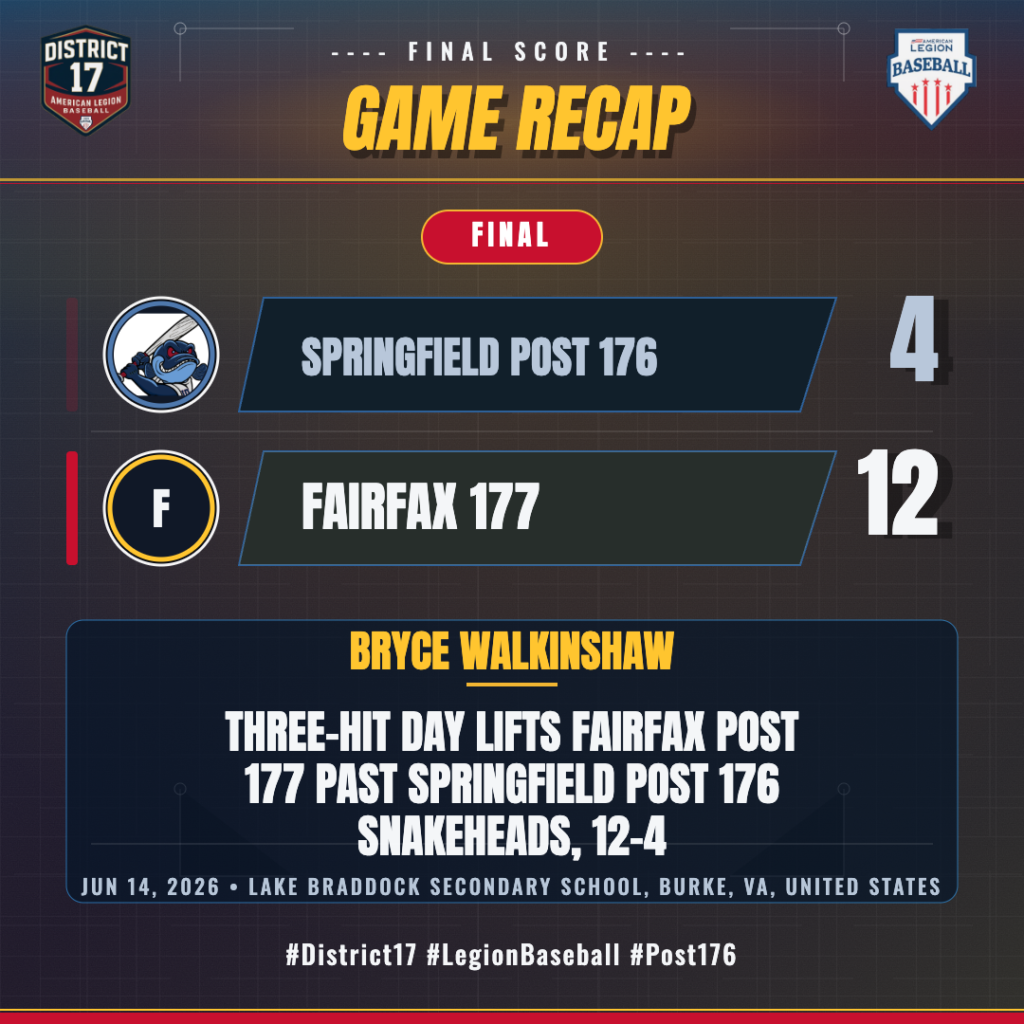 Springfield Post 176 vs Fairfax 177