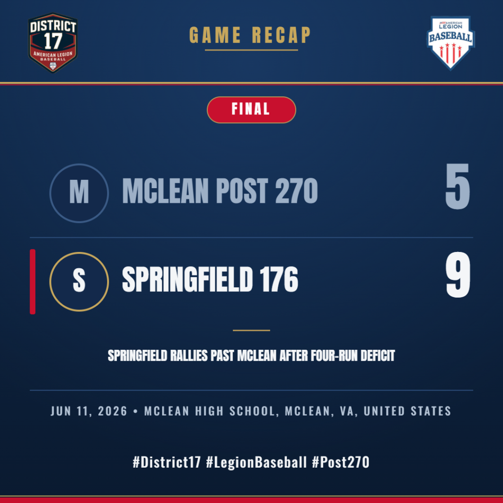 McLean Post 270 vs Springfield 176