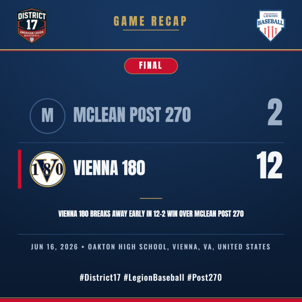 McLean Post 270 vs Vienna 180