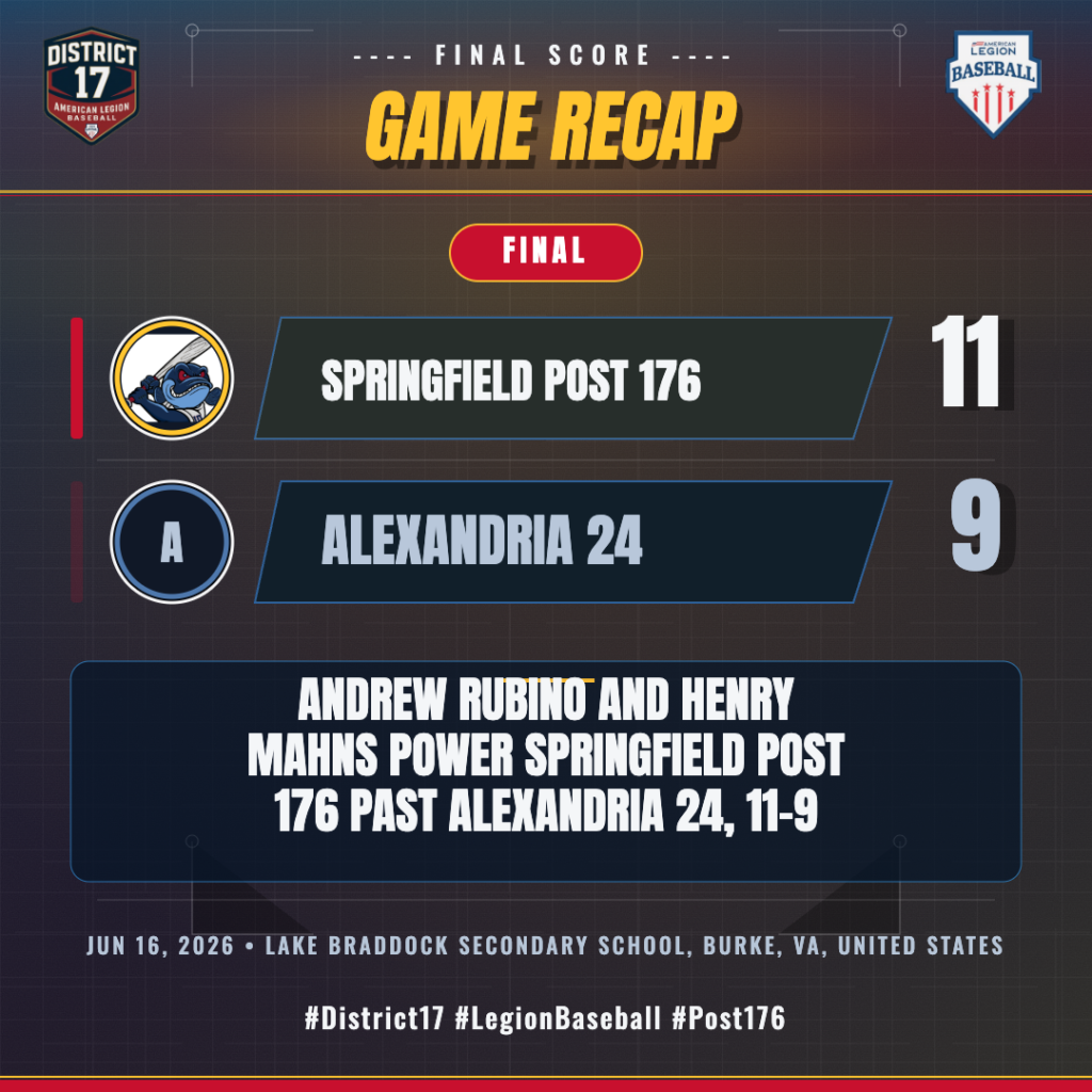 Springfield Post 176 vs Alexandria 24