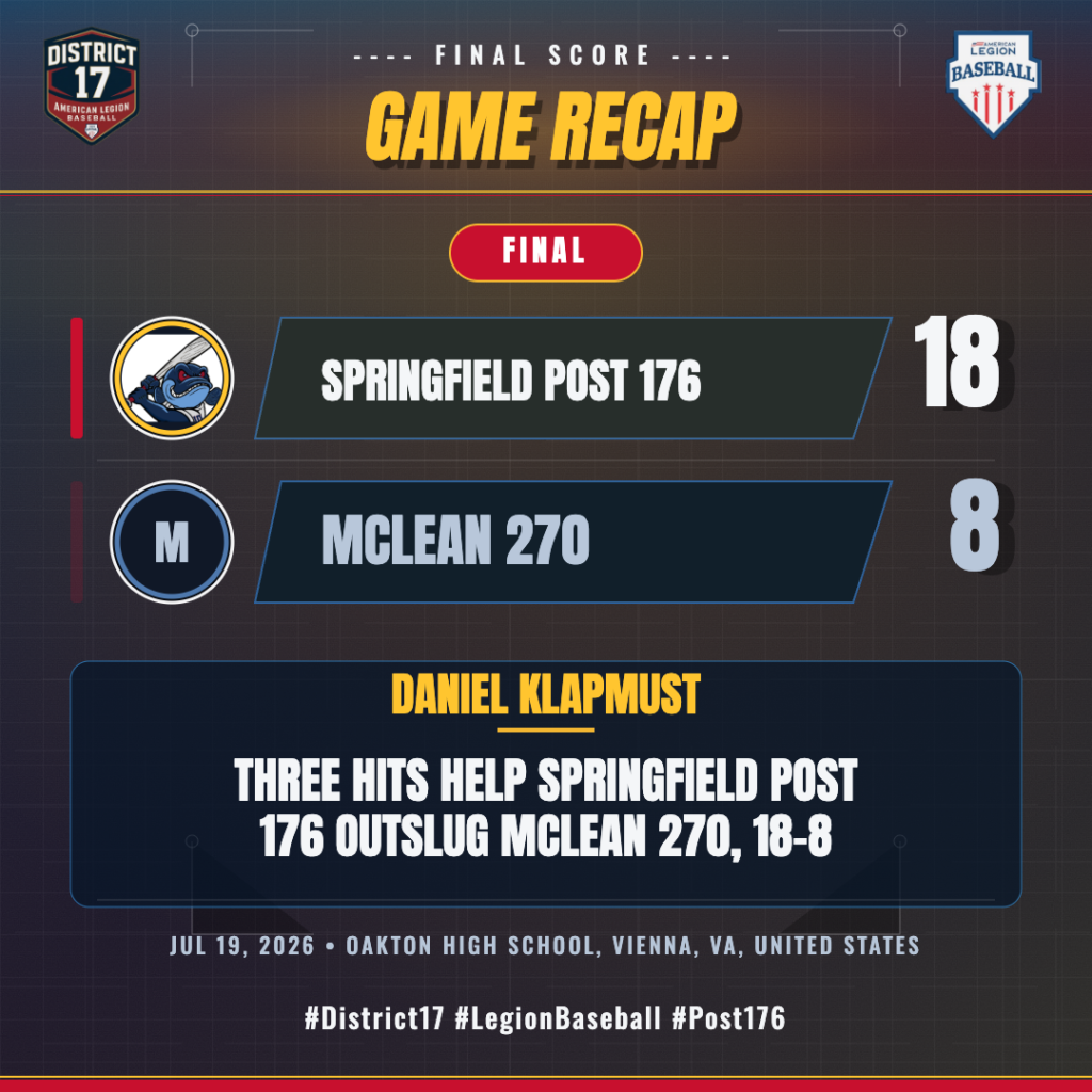 Springfield Post 176 vs McLean 270